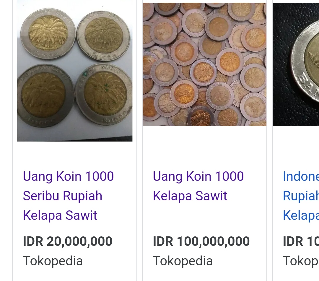 Detail Uang Koin 1000 Gambar Kelapa Nomer 44