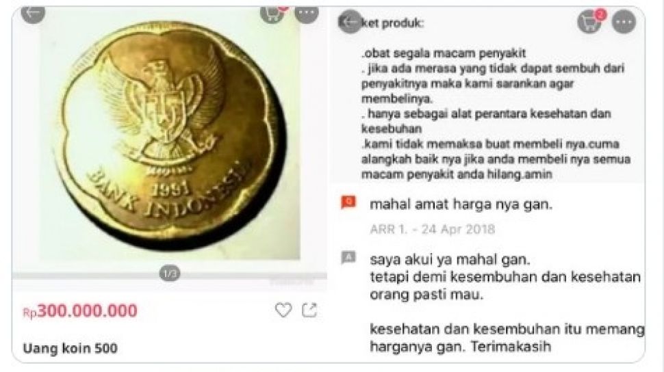 Detail Uang Koin 500 Gambar Melati Nomer 2