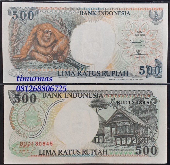 Detail Uang Lima Ratus Rupiah Gambar Monyet Es Jaman Dulu Nomer 7