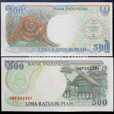 Detail Uang Lima Ratus Rupiah Gambar Monyet Es Jaman Dulu Nomer 13