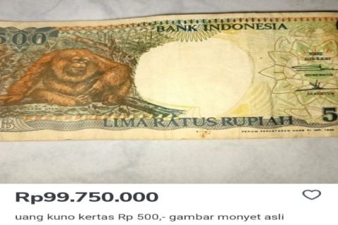 Detail Uang Lima Ratus Rupiah Gambar Monyet Uang Receh 5 Rupiah Nomer 7