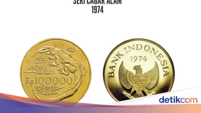 Detail Uang Logam 100 Ribu Gambar Komodo Nomer 33