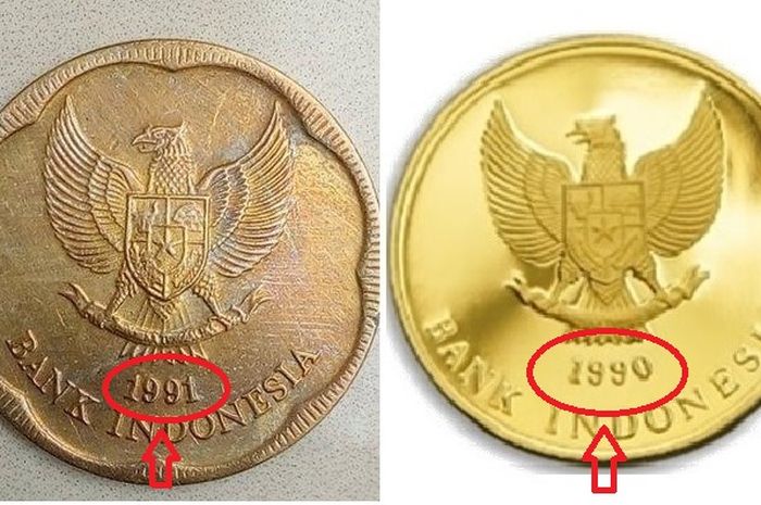 Detail Uang Logam 100 Rupiah Tahun 1991 Nomer 42