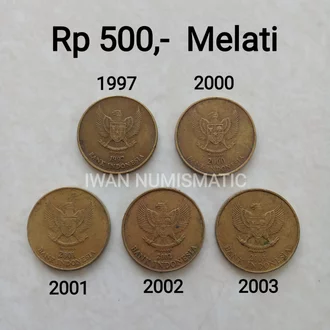 Detail Uang Logam 500 Gambar Melati Nomer 31