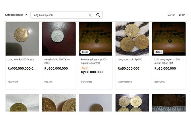 Detail Uang Logam Rupiah Nomer 41