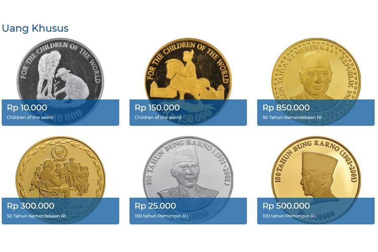 Detail Uang Logam Rupiah Nomer 55