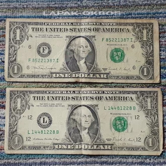 Detail Uang One Dollar Nomer 15