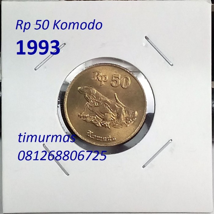 Detail Uang Pecahan 50 Rupiah Gambar Komodo Nomer 10