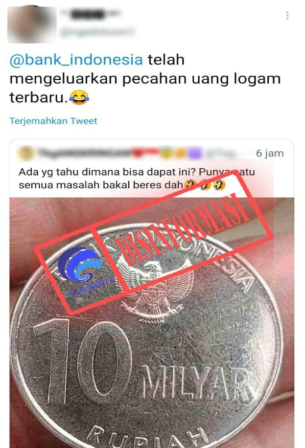 Detail Uang Rupiah Logam Nomer 19