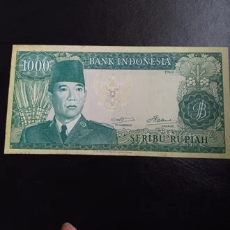 Detail Uang Seribu Gambar Soekarno Nomer 18