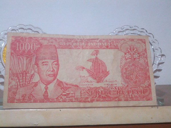 Detail Uang Seribu Rupiah Tahun 1964 Nomer 51