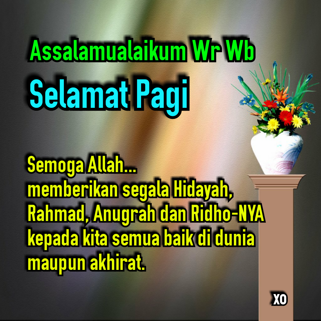 Detail Ucapan Selamat Pagi Islami Bergambar Terbaru Nomer 43