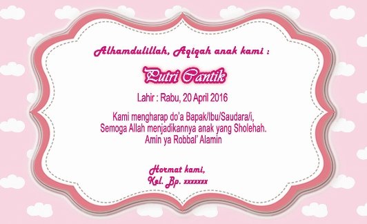 Detail Ucapan Terima Kasih Aqiqah Nomer 2