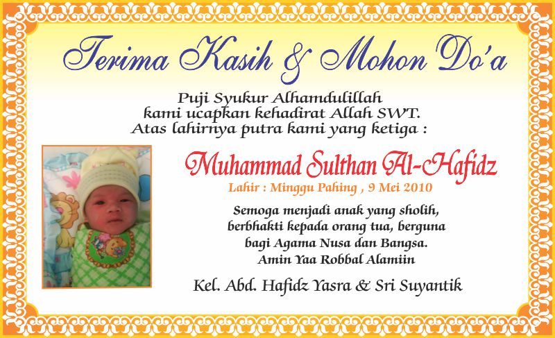 Detail Ucapan Terima Kasih Aqiqah Nomer 29