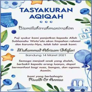 Detail Ucapan Terima Kasih Aqiqah Nomer 46