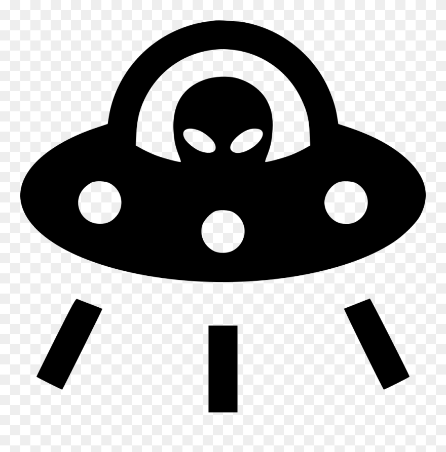 Detail Ufo Clipart Black And White Nomer 12