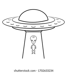 Detail Ufo Clipart Black And White Nomer 25