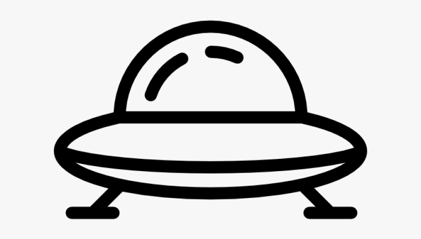 Detail Ufo Clipart Black And White Nomer 4