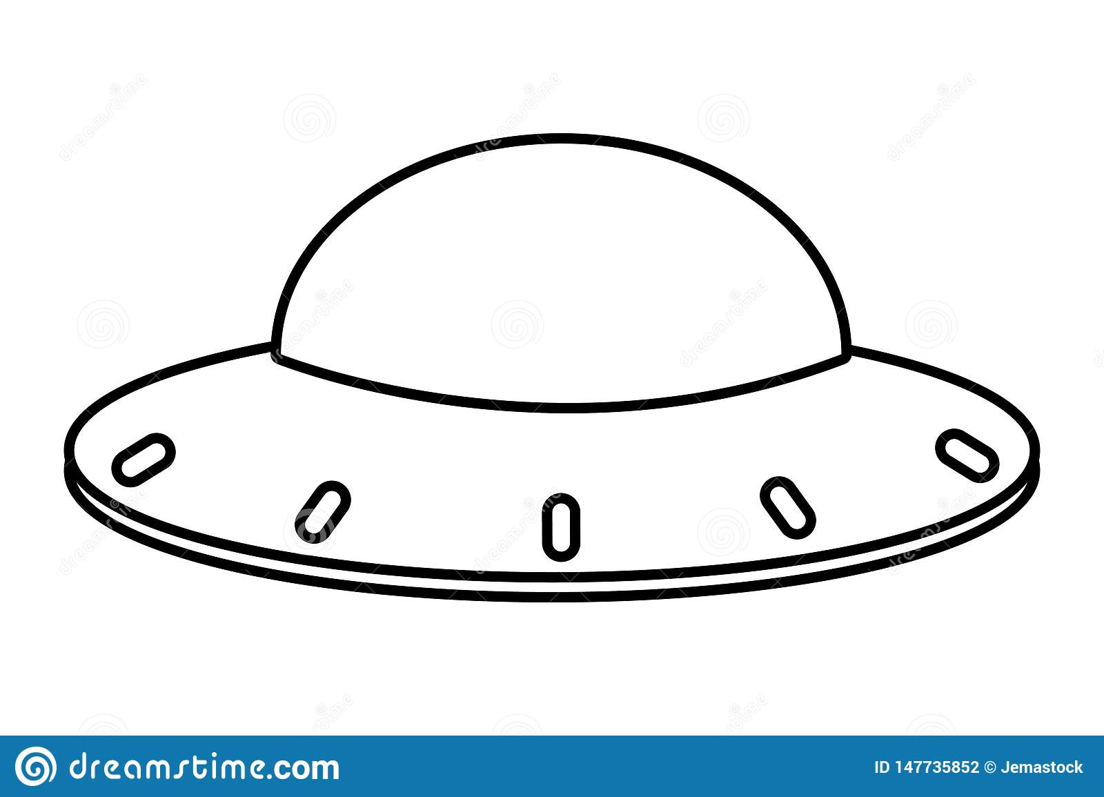 Detail Ufo Clipart Black And White Nomer 29