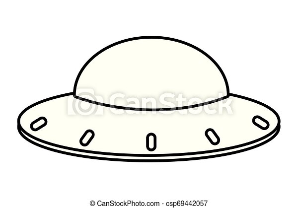 Detail Ufo Clipart Black And White Nomer 43