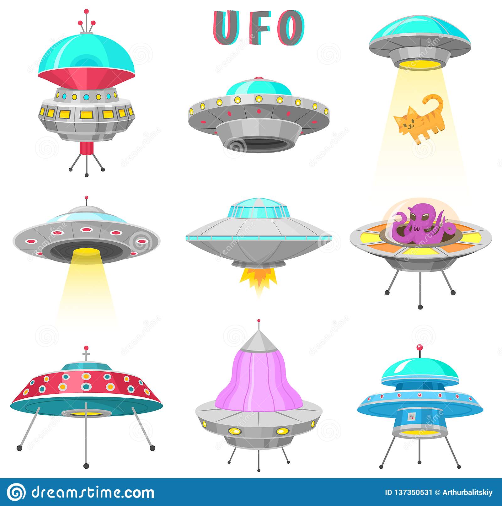 Detail Ufo Illustration Nomer 36