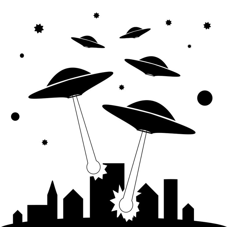 Detail Ufo Silhouette Png Nomer 34