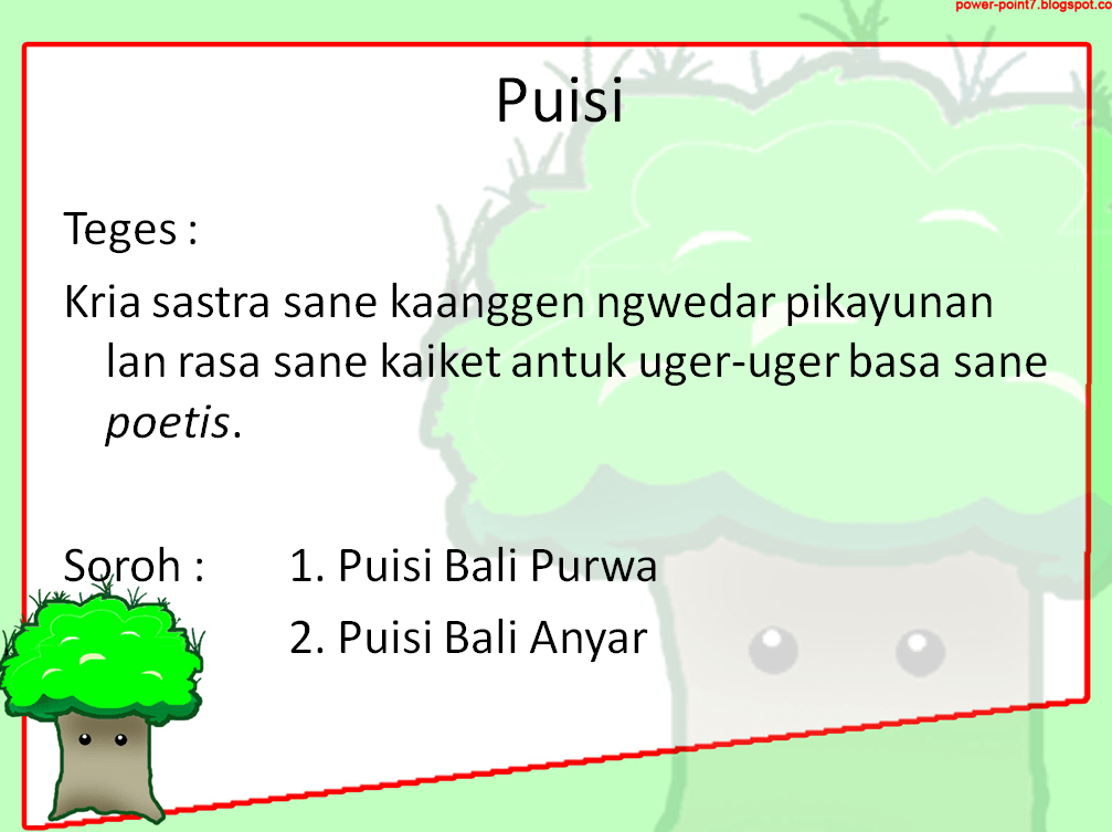 Detail Uger Uger Ngwacen Puisi Nomer 3