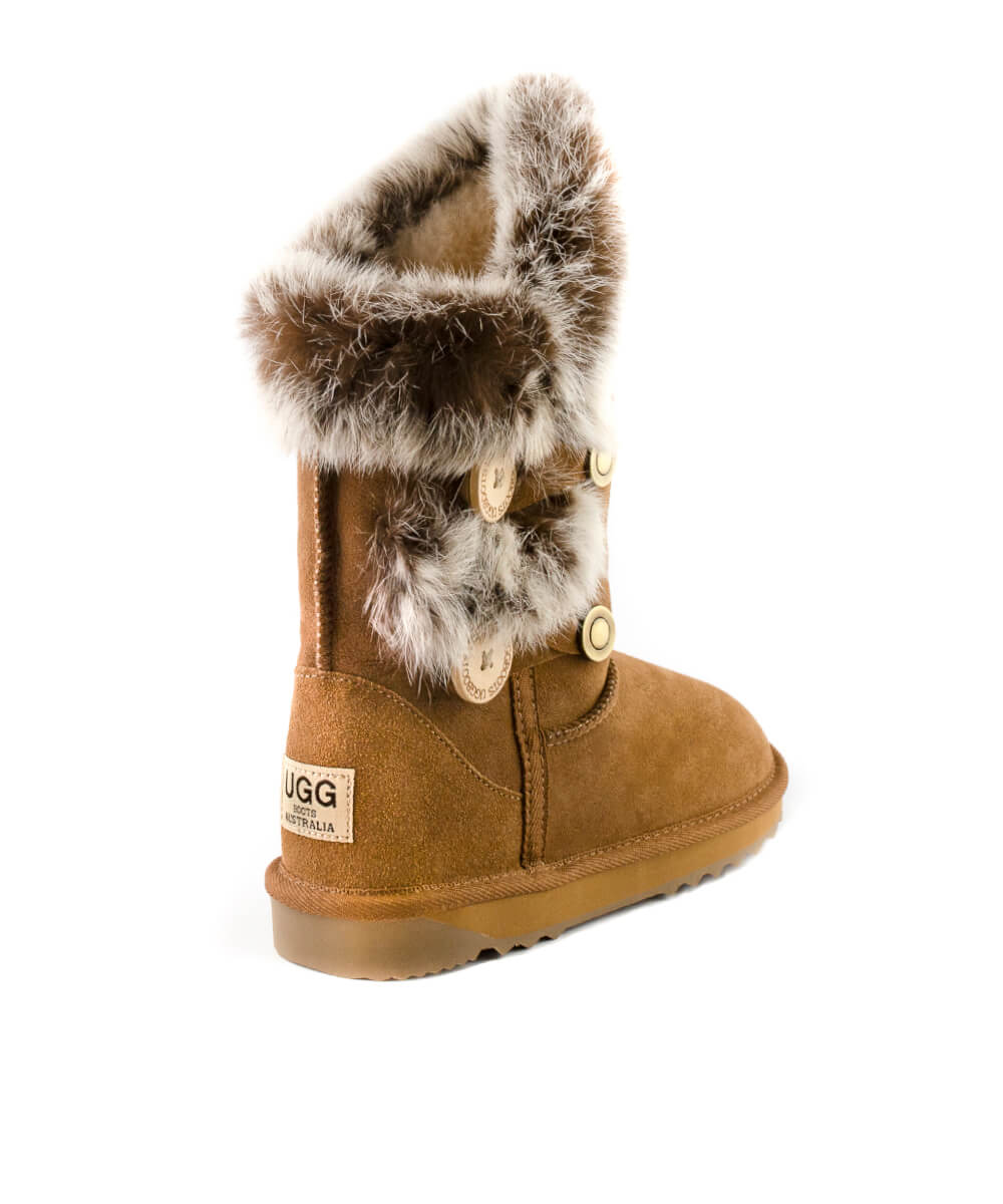 Detail Ugg Rabbit Fur Boots Nomer 40