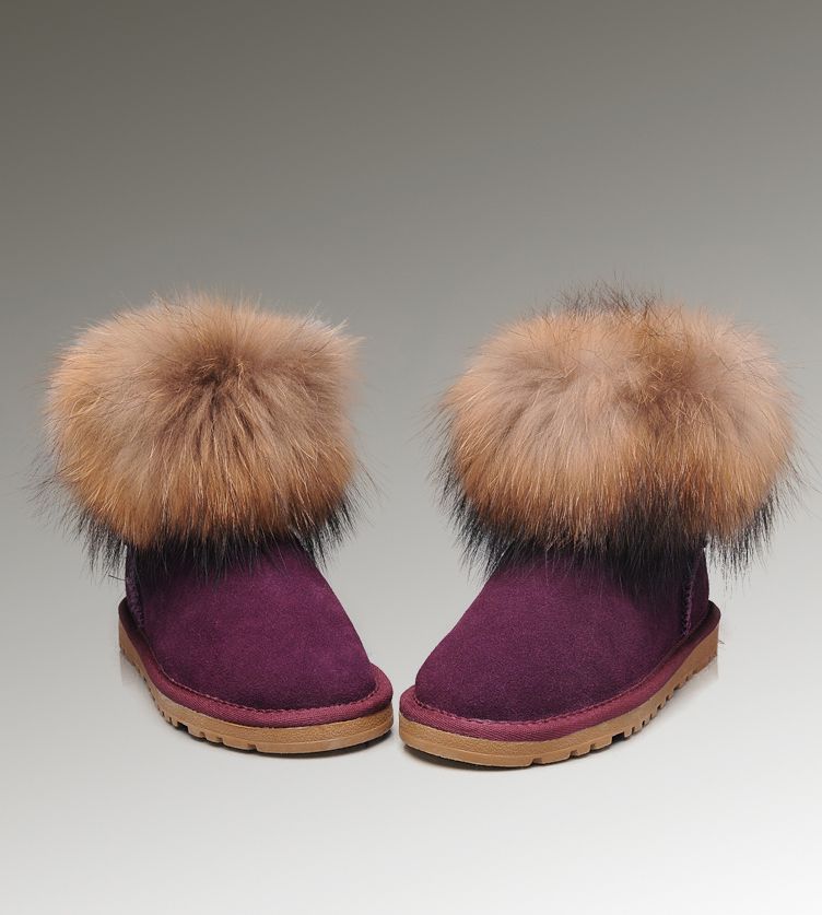 Detail Uggs Fox Fur Mini Nomer 14