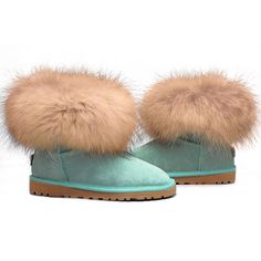 Detail Uggs Fox Fur Mini Nomer 41