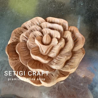 Detail Ukiran Bunga Mawar Nomer 9