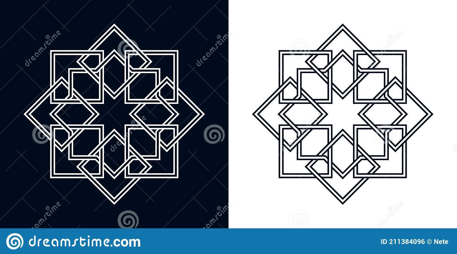 Detail Ukiran Islami Vector Nomer 24