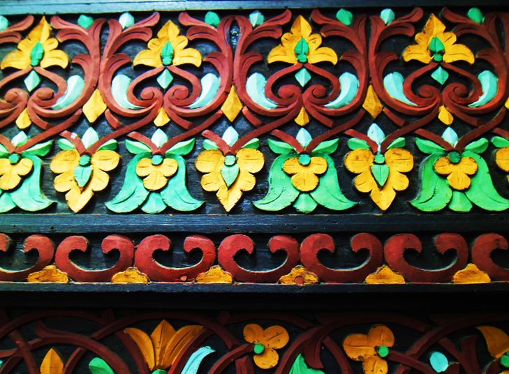 Detail Ukiran Rumah Gadang Nomer 4