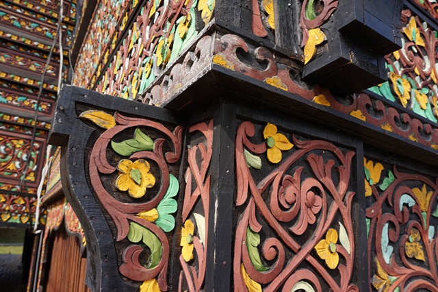 Detail Ukiran Rumah Gadang Nomer 33