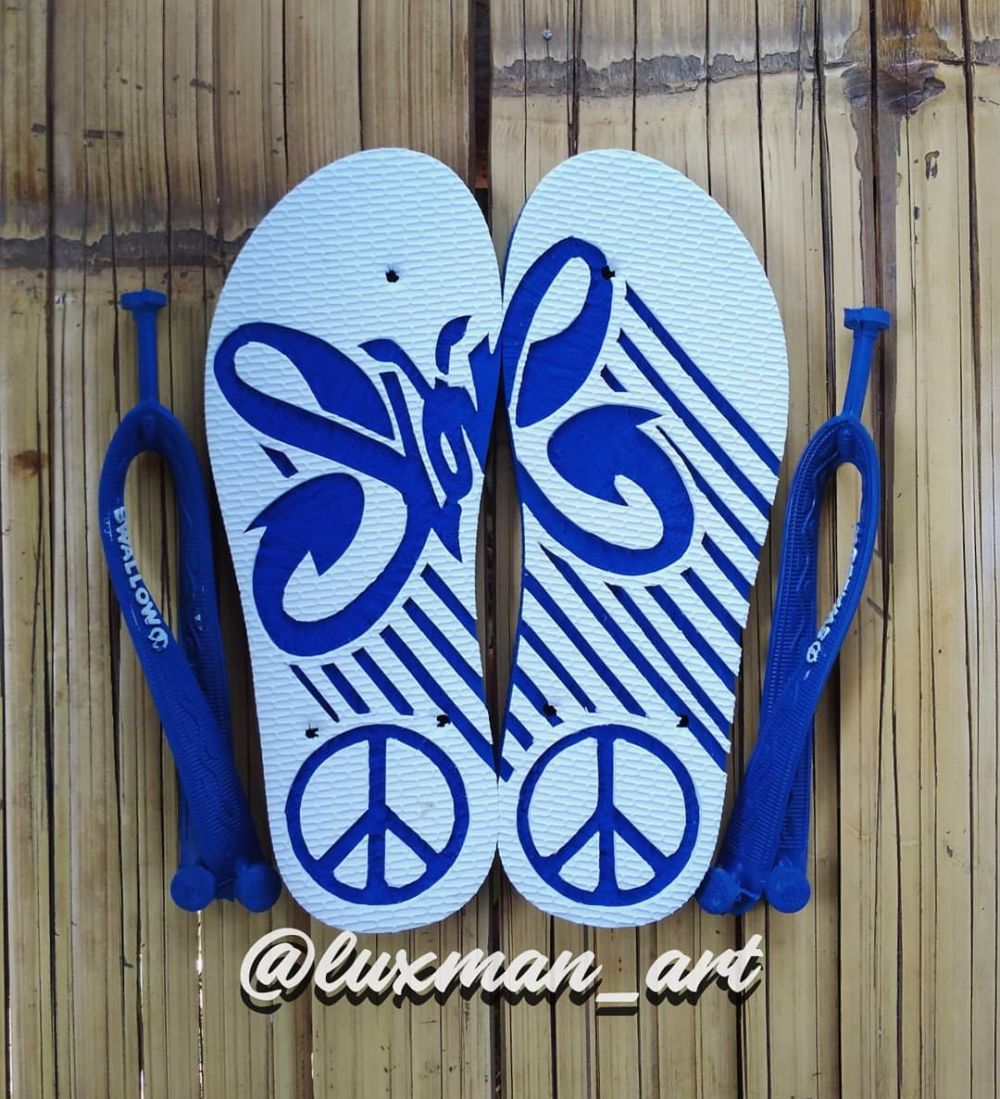 Detail Ukiran Sandal Jepit Nomer 35