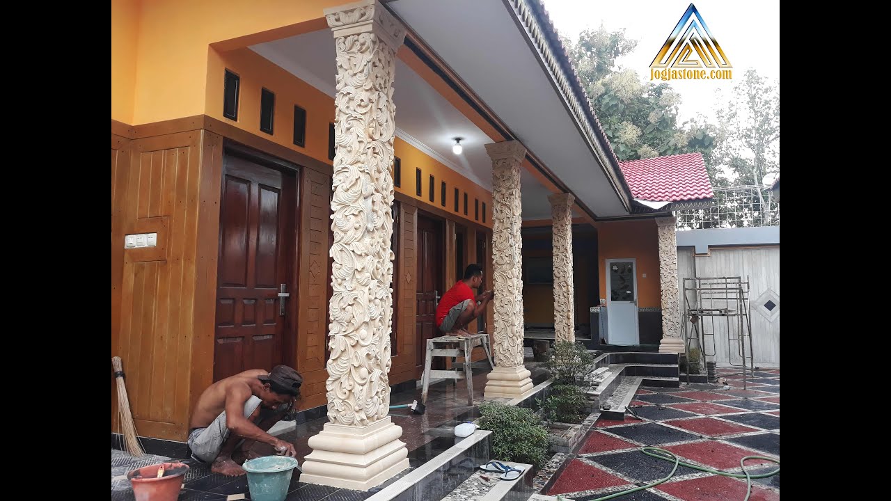 Detail Ukiran Tiang Rumah Nomer 26