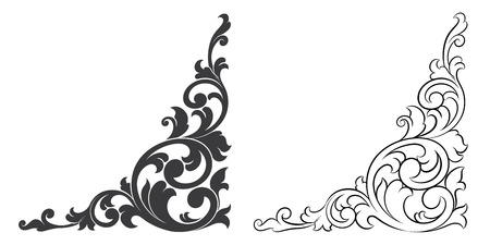 Detail Ukiran Vector Nomer 4