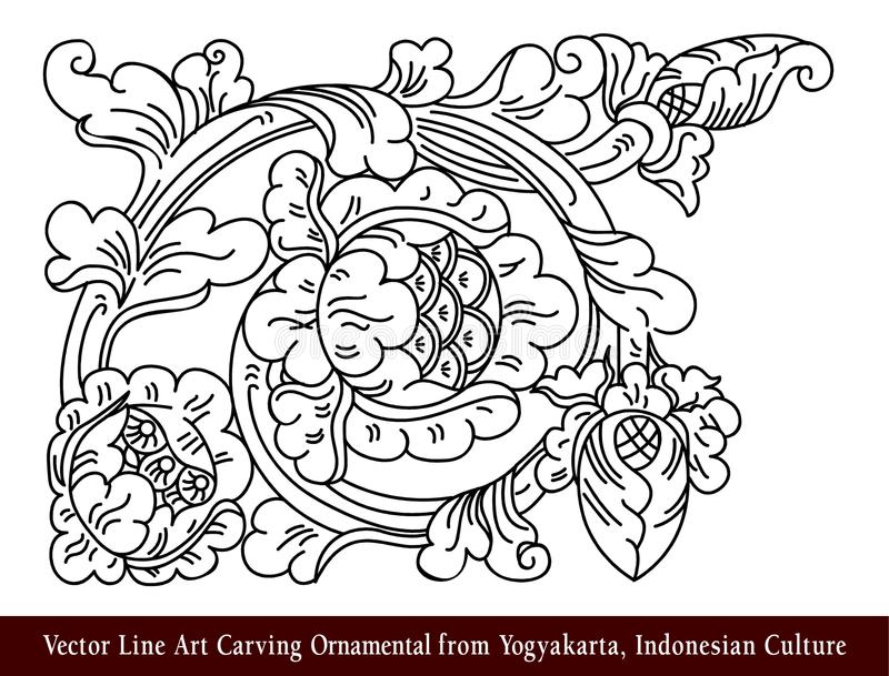 Detail Ukiran Vector Nomer 6