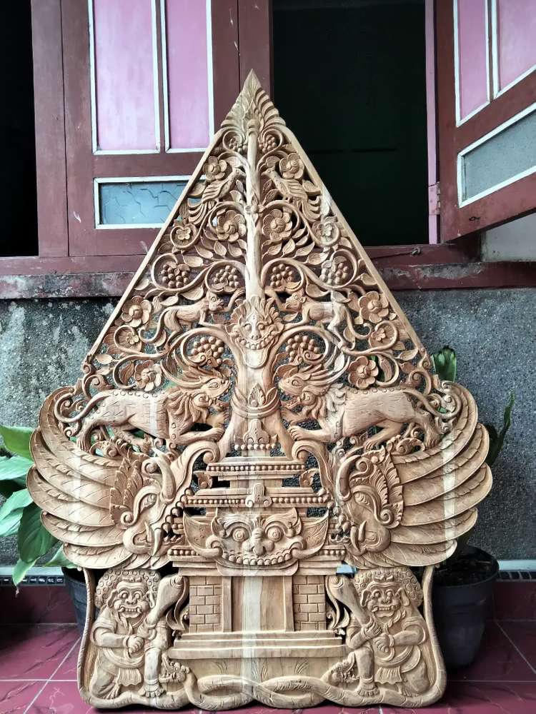 Detail Ukiran Wayang Kayu Nomer 26