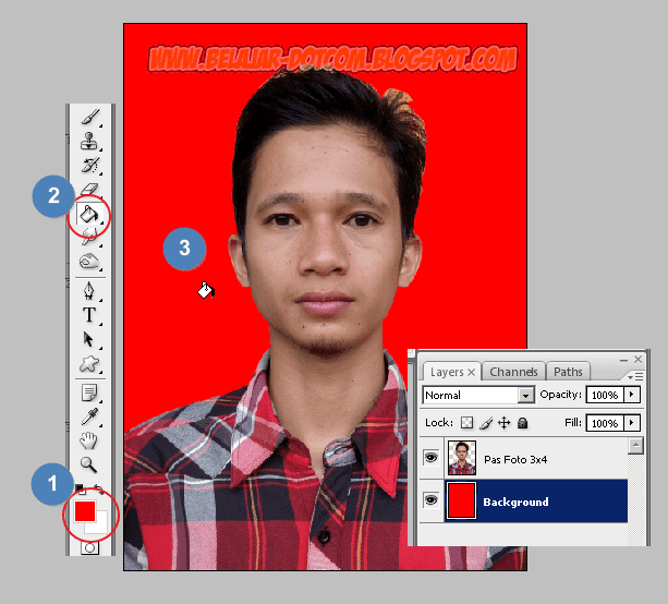 Detail Ukuran 4x6 Background Merah 3x4 Nomer 8