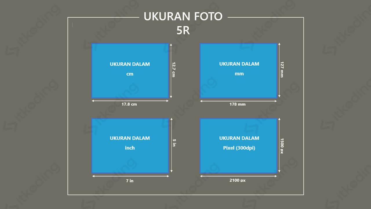 Detail Ukuran 5r Foto Nomer 5