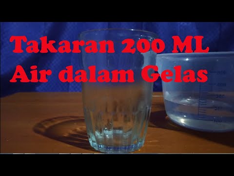 Detail Ukuran Air Dalam Gelas Nomer 8