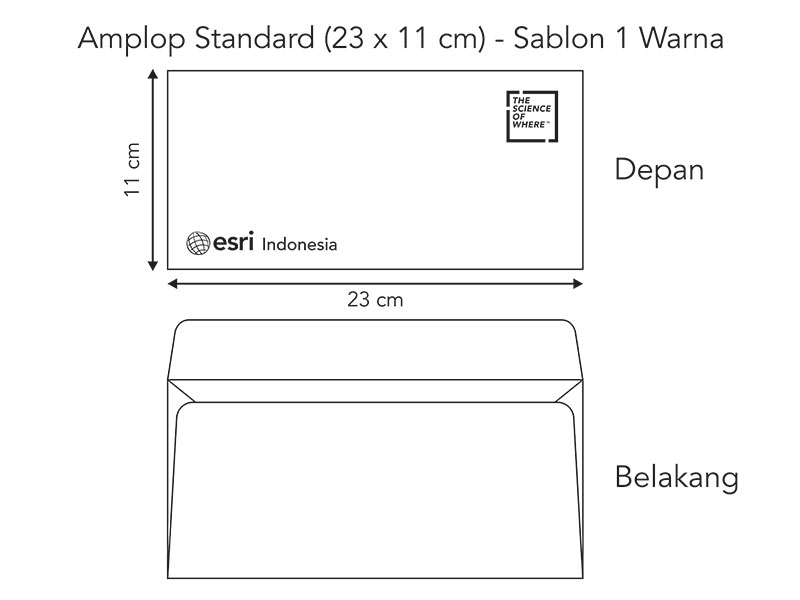 Detail Ukuran Amplop Surat Nomer 8