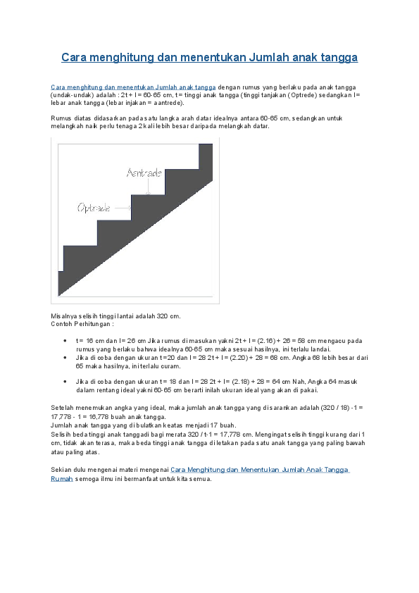 Detail Ukuran Anak Tangga Rumah Nomer 25