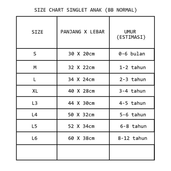 Detail Ukuran Baju One Size Artinya Nomer 31