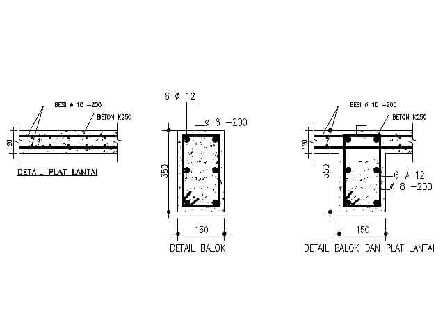 Detail Ukuran Balok Rumah 2 Lantai Nomer 25