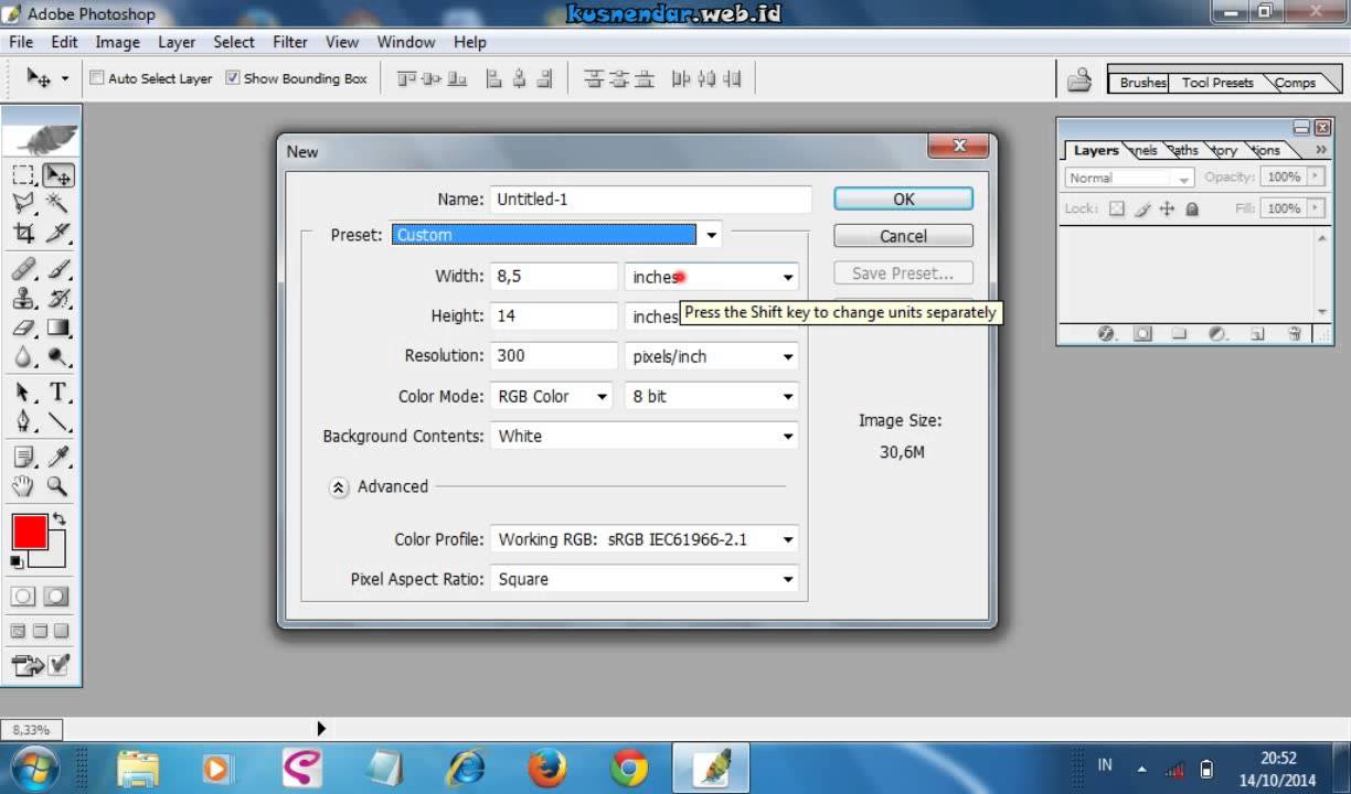 Ukuran Banner X Meter Di Photoshop Cc Imagesee