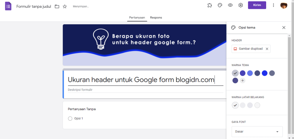 Detail Ukuran Banner Google Form Nomer 3