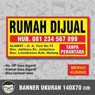 Detail Ukuran Banner Jual Tanah Nomer 14