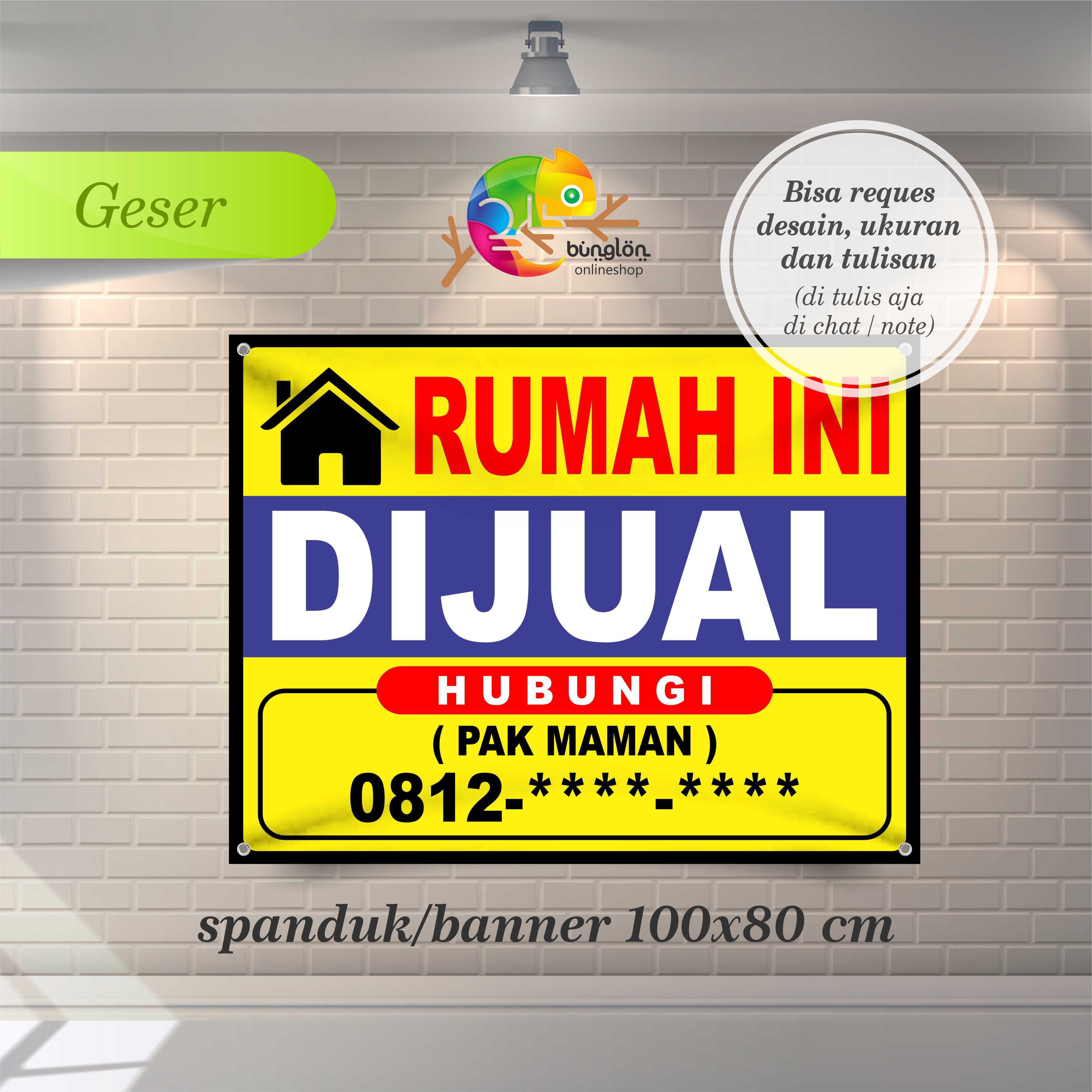 Detail Ukuran Banner Jual Tanah Nomer 42